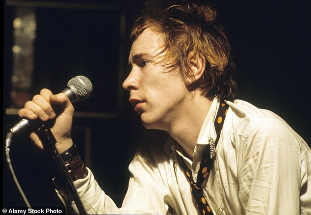 John fronted The Sex Pistols during the 1970s, but has since criticized Boyle's decision to document their rise and fall (pictured in 1976).