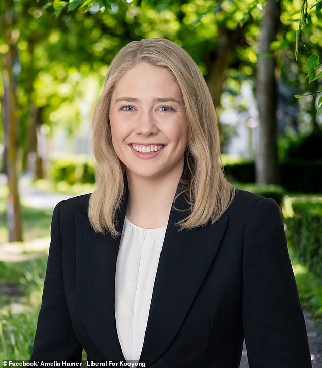 Amelia Hamer (pictured) has been shortlisted as the Liberal candidate for Kooyong