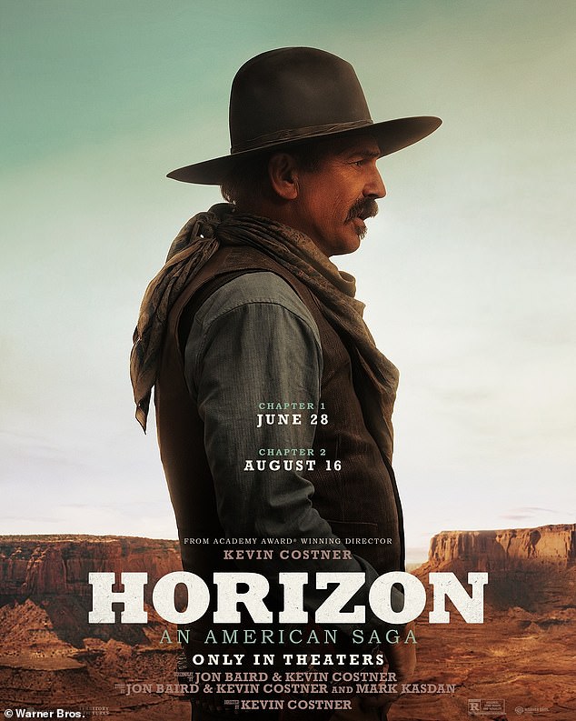 Costner's next big project is his Western epic Horizon: An American Saga, which has now grown to four planned films. The first two will be released this year and the third began filming in May.