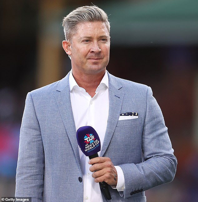 It comes after news that her ex-husband Michael Clarke (pictured) has found love again with a glamorous property guru, 18 months after his split from ex-girlfriend Jade Yarbrough.