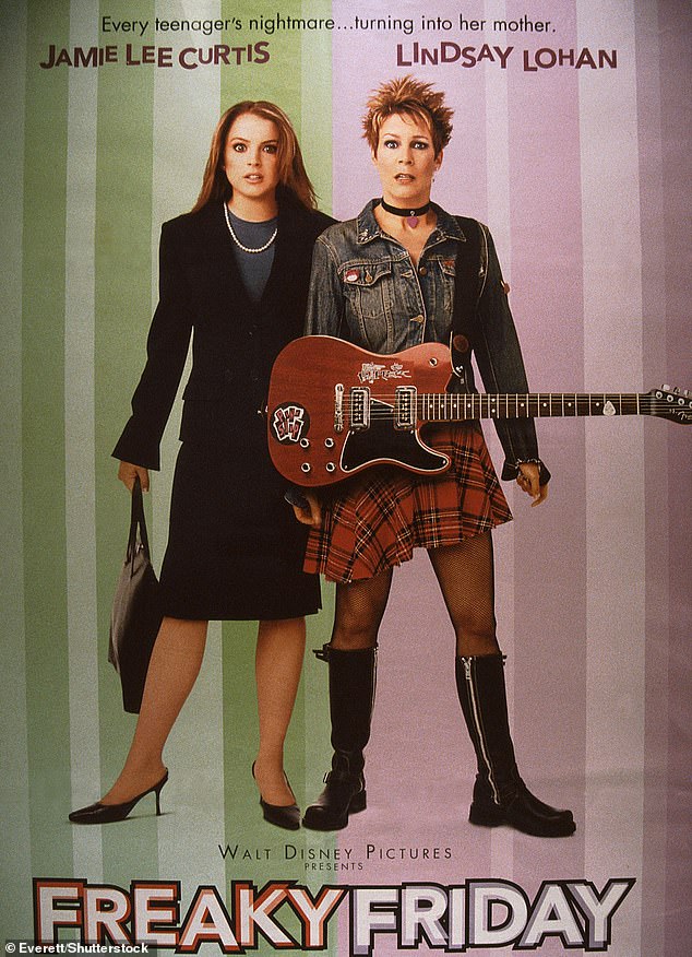 In Freaky Friday, a remake of the 1976 film starring Jodie Foster, the pair play strict psychiatrist mother Tess and her high school rocker daughter Anna, who end up swapping bodies.