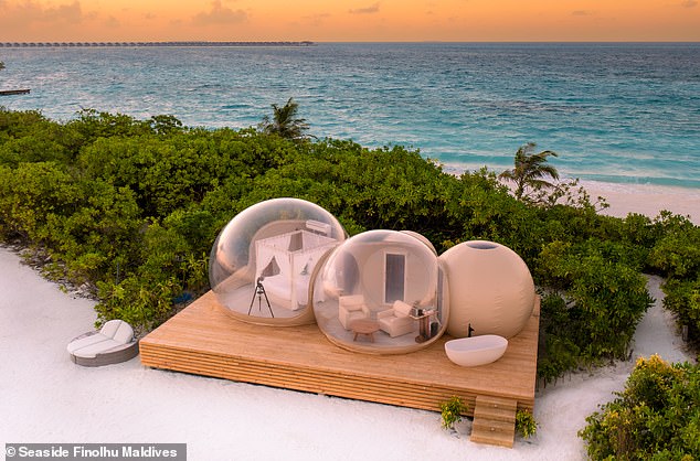 Each 'luxury' bubble is a UV-protected, fully waterproof, climate-controlled cocoon.