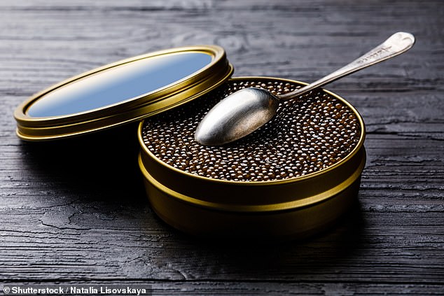 A traveler had his caviar confiscated during security checks when returning from Russia (file image)