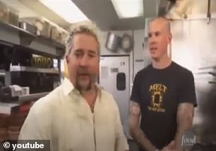 Melt Bar & Grilled and its owner Matt Fish (right) appeared on Food Network's Diners, Drive-Ins and Dives with its famous host Guy Fieri.