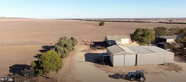 Farmer Jamie Siviour, whose drinking water comes from an over-drawn underground basin, said the situation is urgent and must be fixed. The photo shows Mr. Siviour's farm.