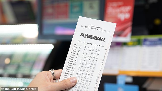 The law governing the games requires The Lottery Corporation to reserve a portion of sales (about 2.5 percent for Powerball) into a prize reserve fund. Pictured is a Powerball ticket.