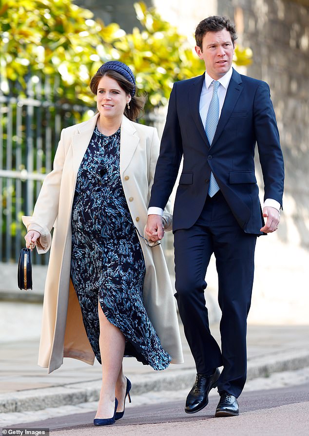 To help the environment a little, Eugenie and her husband Jack Brooksbank (pictured) had a plastic-free wedding in 2018.