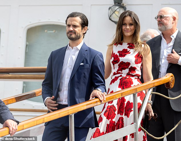 Less than 24 hours earlier, Swedish royalty were aboard the King's Ship Norge for a birthday event to celebrate Queen Silvia's 80th birthday.