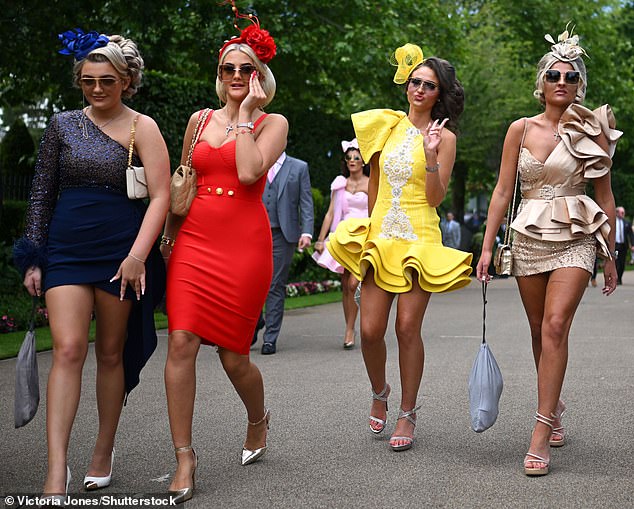 Revelers were photographed sporting a rainbow of colours, while many opted for wild and wonderful outfits for the occasion.