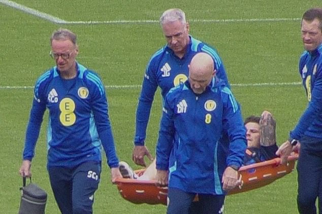 Lyndon Dykes saw his Euro 2024 dream end after a 'freak' injury on the training ground last week