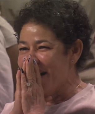 Biles' mother, Nellie, amazed