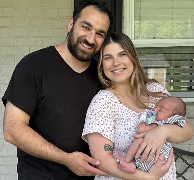 Her parents Mark, 28, and Chloe Mansoor, 25, from Knoxville, Tennessee, welcomed their first child on April 14 and wanted nothing more than to be parents.