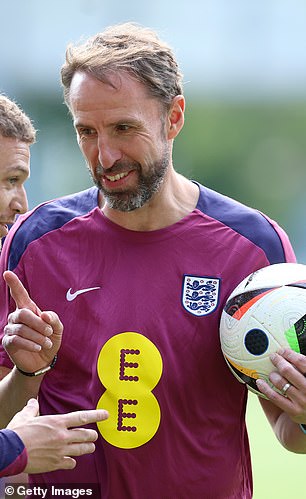 Gareth Southgate himself has been wearing the kit piece on his left index finger and was first seen wearing the ring during England's preparations for the home tournament earlier this month.