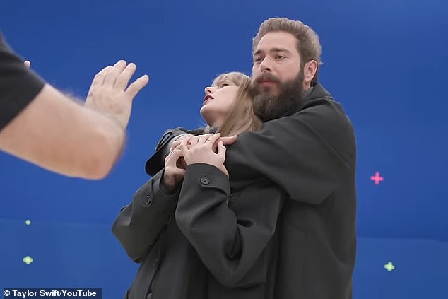 On Friday, the pop star, 34, shared a nearly four-minute YouTube video containing previously unseen footage from her time on set working alongside collaborator Post Malone.