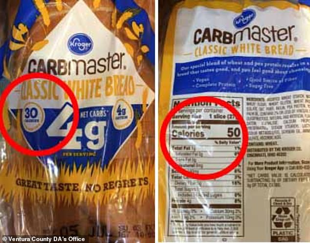 According to the lawsuit, the company claimed that Carbmaster breads contained 30 calories per slice, when in reality they contain at least 50 calories.