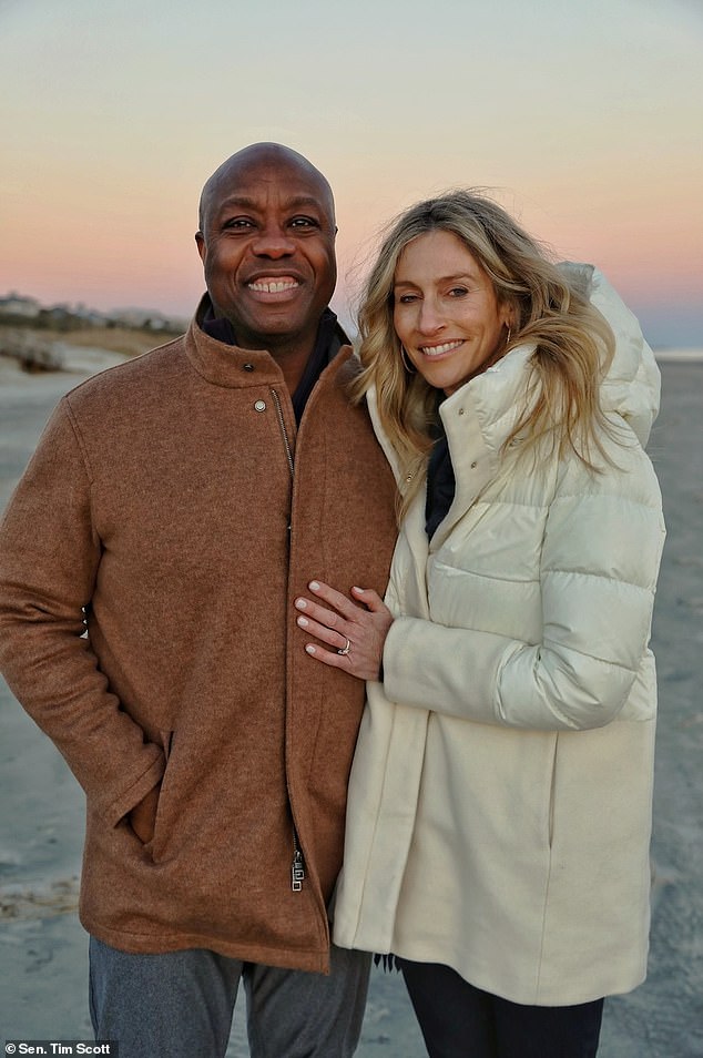 Vice presidential hopeful Tim Scott will become a stepfather on August 3 when he marries Mindy Noce, an interior designer and mother of three.