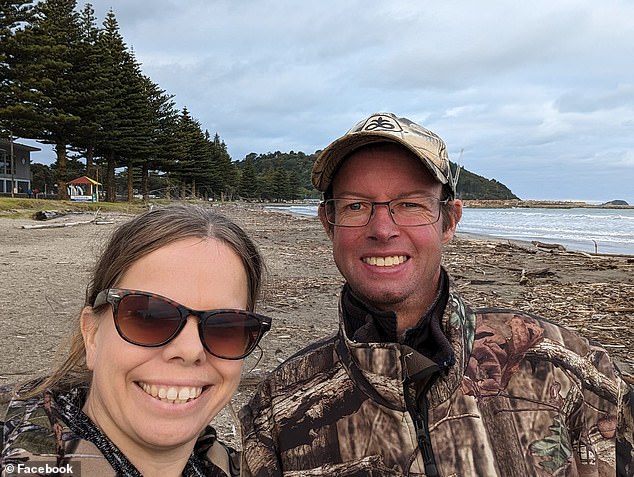 Wills (pictured with his wife, Joanne) was the stay-at-home dad to the quadruplets and the couple's three-year-old son.