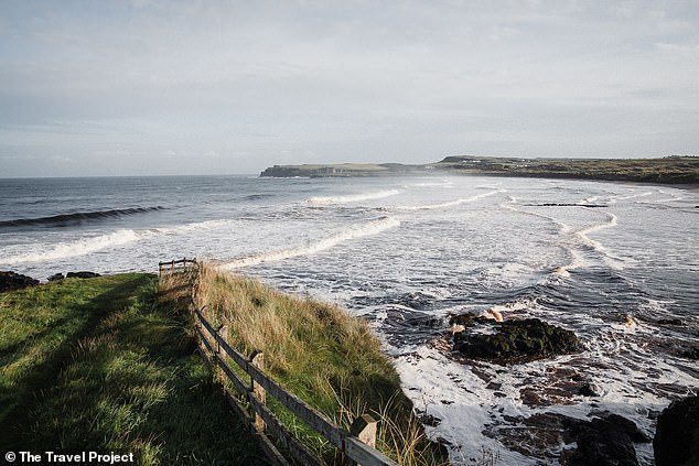 The pair recommend heading to Northern Ireland's Causeway Coast (above) for some surfing. 