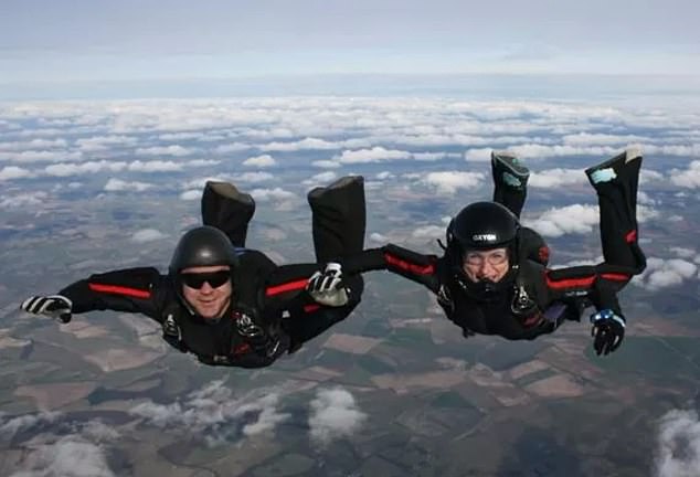 Victoria and her husband Emile skydived in 2011. It was something the couple often did together.