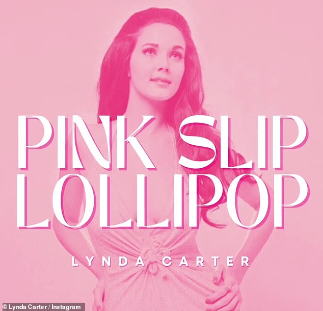 She used the photo for the cover of her new single Pink Slip Lollipop.