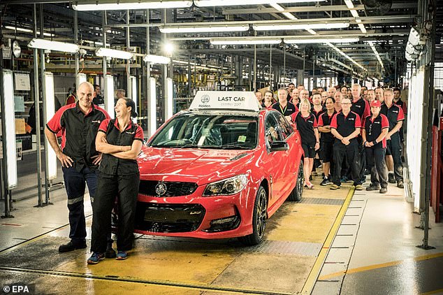 In October 2017, Holden built its last car in Adelaide, a year after Ford and Toyota closed their Victorian factories.