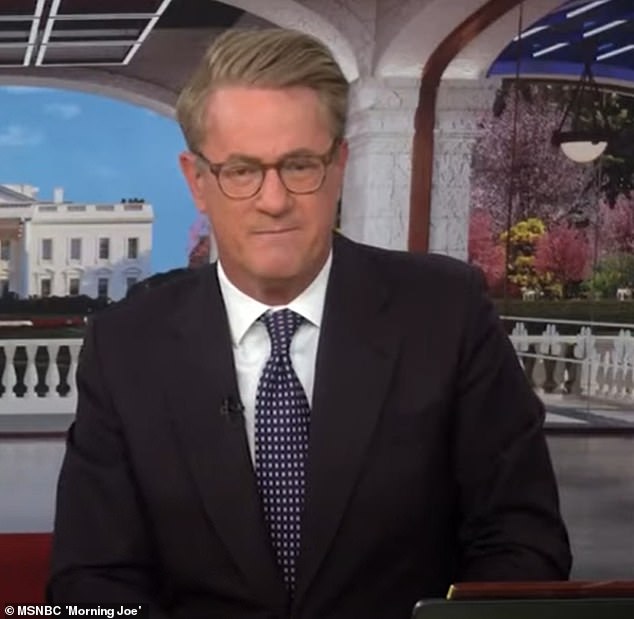 Joe Scarborough, host of one of Biden's favorite shows, MSNBC's Morning Joe, lightly told the president to resign.