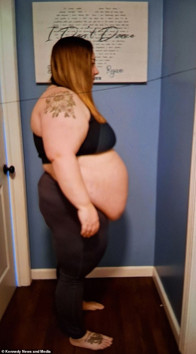 The child therapist used weight-loss injections for the first six months before relying solely on diet and exercise for the next year until she lost an incredible 200 pounds.