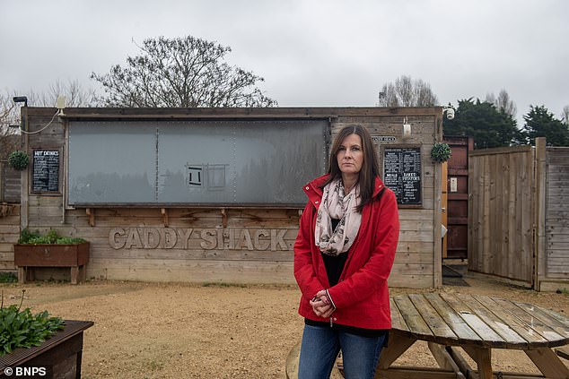 Emma was ordered by authorities to close the Caddy Shack cafe in Weymouth, Dorset, in December due to the 