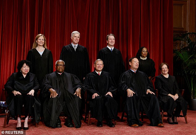 The current United States Supreme Court has a six-to-three conservative majority.