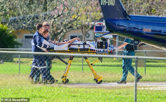 Two men, aged 23 and 24, are fighting for their lives while two others, aged 27 and 51, are in stable condition (file image)