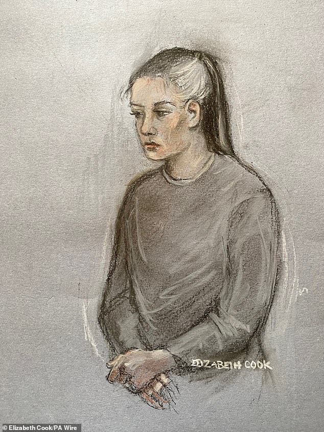 Linda De Sousa Abreu, 30, (pictured in court today), who worked as a guard at HMP Wandsworth, was arrested at Heathrow Airport on Saturday.