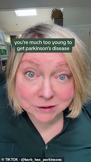 Barbara, now in her 60s, was diagnosed with Parkinson's 24 years ago. Doctors initially told her that she was 