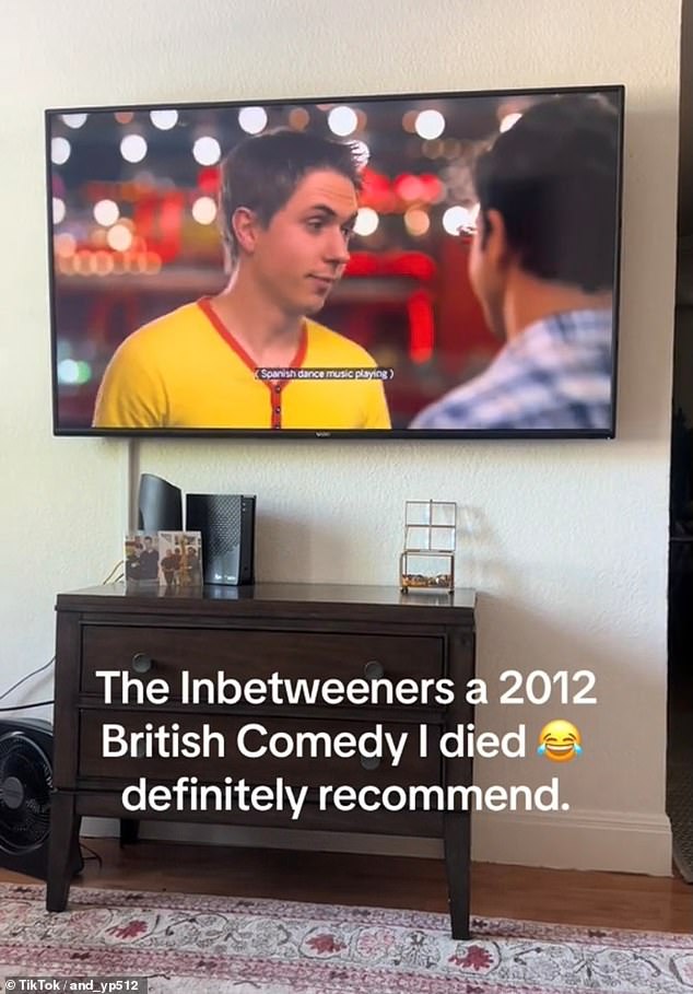 Andy shared a clip from the first Inbetweeners movie and admitted he didn't know a series also existed