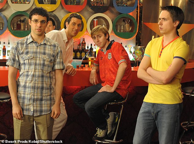 Simon Bird, Blake Harrison, James Buckley, Joe Thomas in The Inbetweeners movie