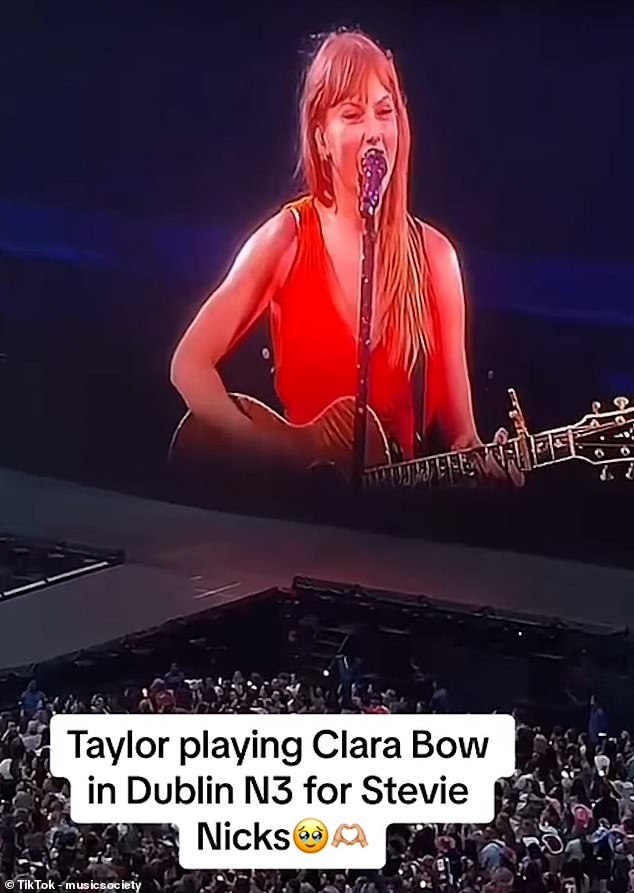 To celebrate Stevie's presence, Taylor sang Clara Bow, which has a verse dedicated to Stevie, for the first time as a surprise song.