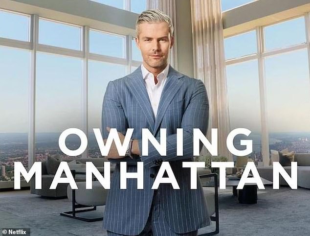 The new eight-part real estate series, directed by Ryan Serhant (pictured), launched on Netflix on June 28.