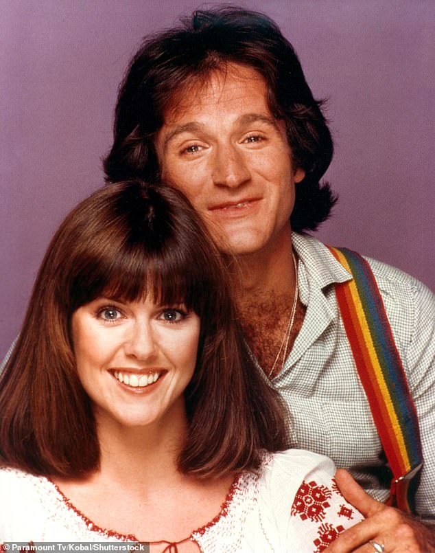 The 72-year-old actress reflected on the legendary sitcom Mork & Mindy, which she starred in alongside the late Robin Williams: 'I was on a number one show'; seen in 1972