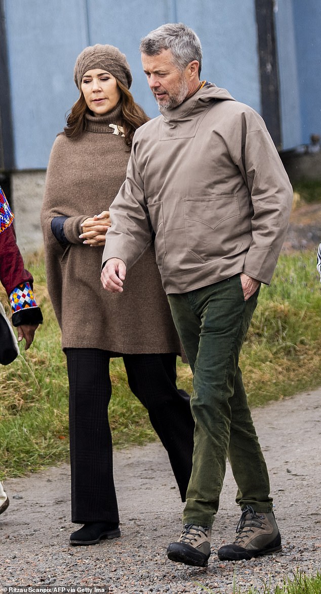 During the tour, Mary and Frederik walked through the village of Attu with locals who grew up in the village.