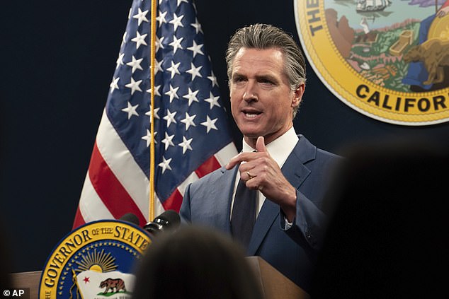 Newsom, 56, told DailyMail.com that claims he could replace Biden, 81, in November were nonsense. 