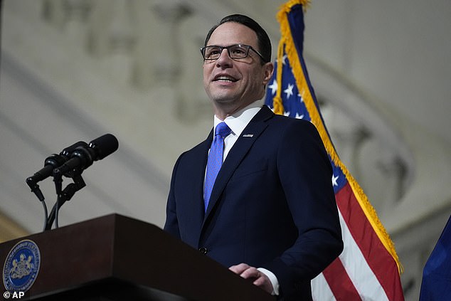 Gov. Shapiro said he would not engage in speculation about whether he could replace Biden as the Democratic nominee.