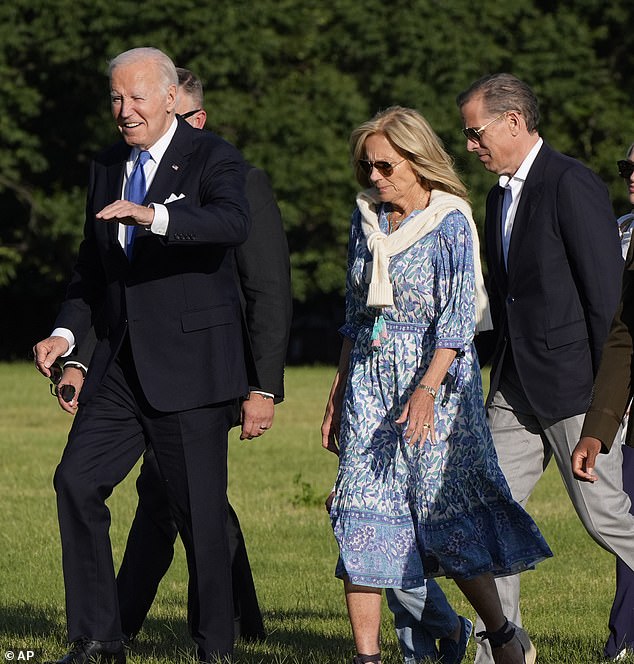 The Bidens returned to the White House on Monday after holing up at Camp David for crisis talks amid calls for him to drop out of the 2024 presidential race.