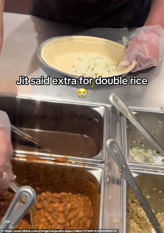 The study came after months of TikTok users claiming that Chipotle workers were skimping on ingredients.