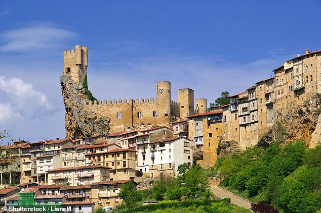 The striking Castle of the Dukes of Frías, from the 12th century