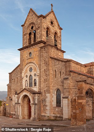 Other tourist attractions in Frías include the Catholic church Iglesia de San Vicente Mártir (above), the small Alfonso VIII park and the Frías bridge.