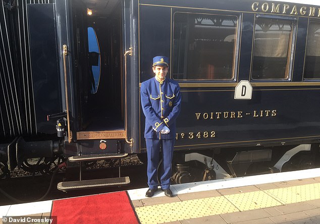 For his 60th birthday, David took the Eurostar to Paris and then joined the Orient Express (above) to Venice.