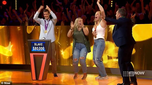 The Paralympian appeared at Tipping Point Australia this week, where he won $83,000 for the Humpty Dumpty Foundation.