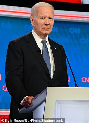 President Joe Biden during the June 27 presidential debate