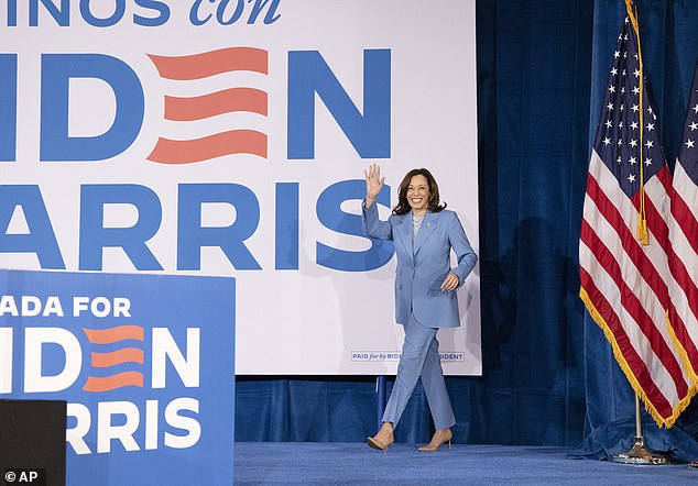 Vice President Harris takes the stage at a rally in Nevada on June 28, one day after the presidential debate.