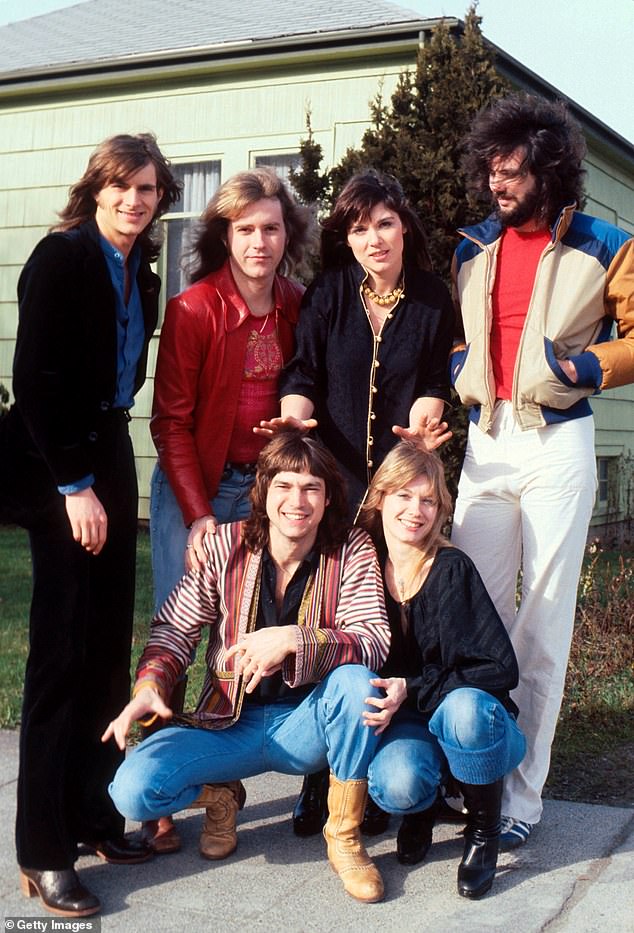 Heart is pictured here in 1978 with the then line-up of Roger Fisher, Howard Leese, Ann, Michael DeRosier, Steve Fossen and Nancy