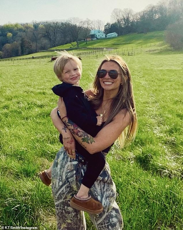 On July 10, The Voice #6 alum and his ex-fiancée KT Smith will celebrate their son Indigo 'Indie' Wilder Wallen's (pictured March 28) fourth birthday.